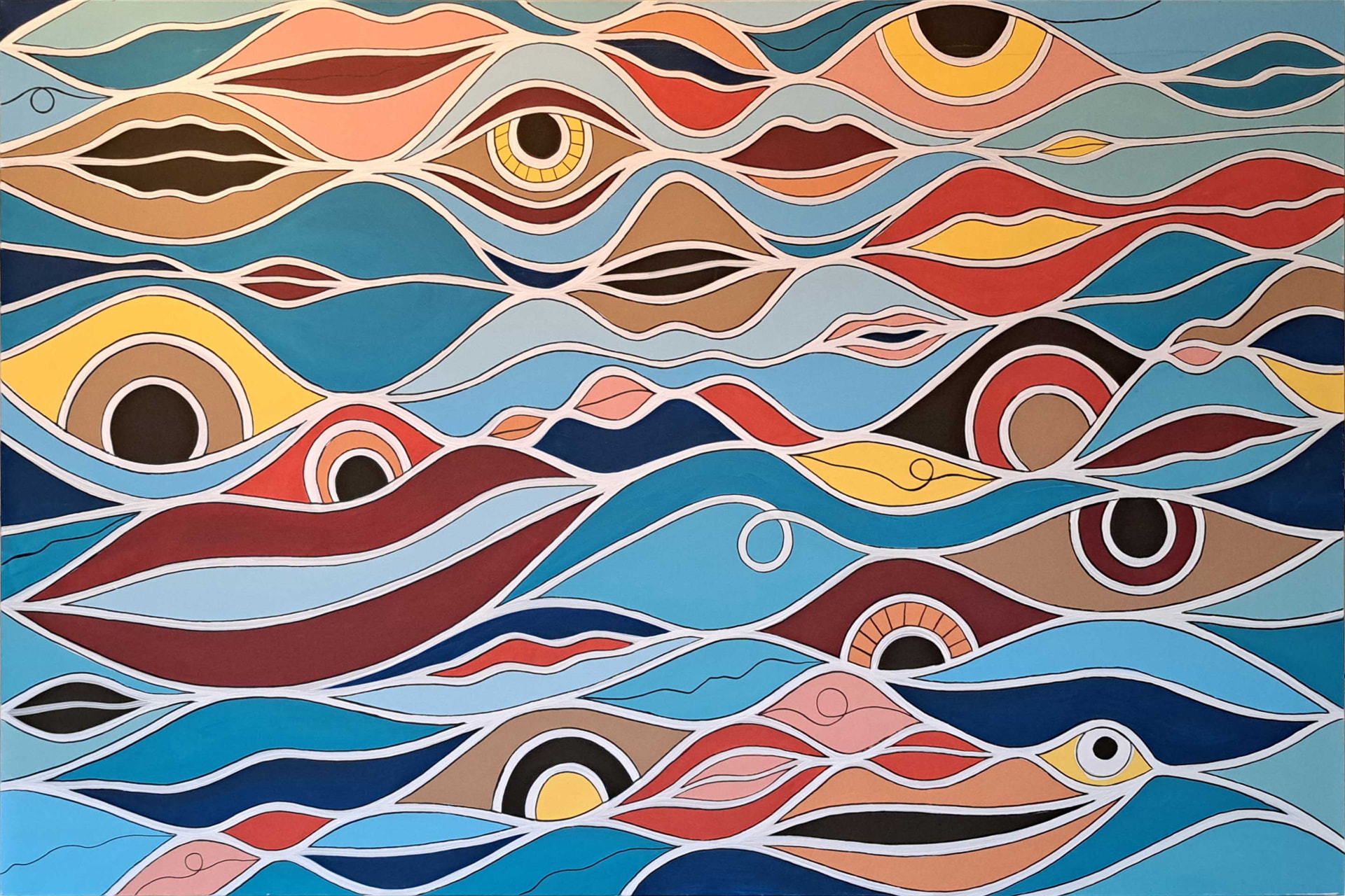 Sirens of Serenity — Acrylic on canvas